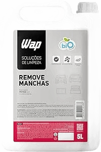 Removedor de Manchas de Tecidos e Estofados 5 Litros WAP REMOVE MANCHAS, Branco e Rosa
