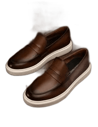 Sapato Loafer Masculino Mocassim Couro Casual Comfort Luxo