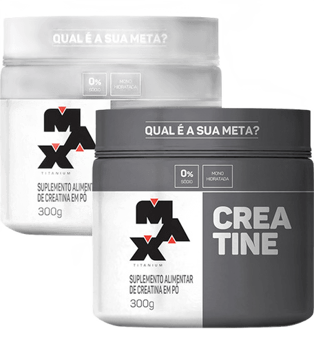 kit-2x-creatina-300g-max-titanium-monohidratada-em-po-sem-sabor - Imagem