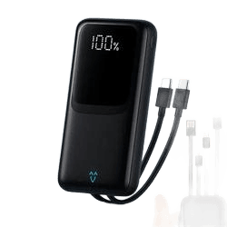 Power Bank 20.000mAh 22.5W Carga Rápida Com Display Digital Carregador Portátil Carga Rápida Premium Compatível Com Todos Os Smartphonees Iphone Android IOS apple xiaomi LG Samsung Motorola -Marca Davely