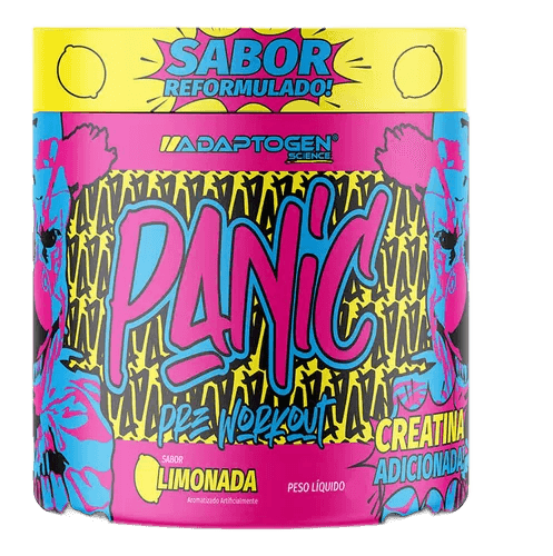 panic-pre-treino-com-creatina-limonada-150g-adaptogen - Imagem