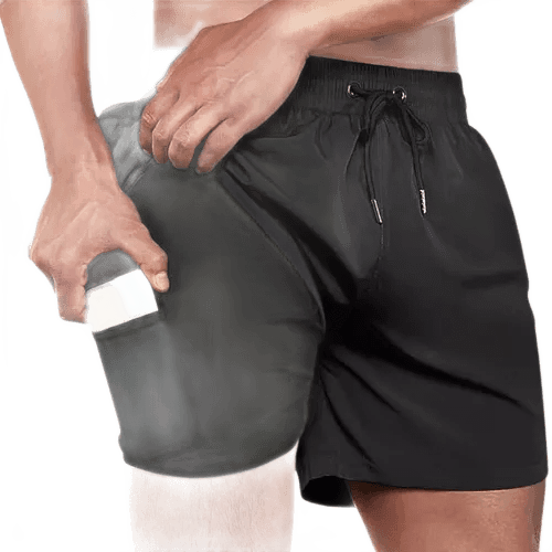 shorts-2-em-1-termico-de-compressao-bolso-secreto-academia - Imagem