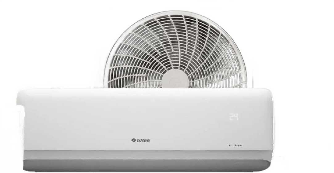 Ar-Condicionado Split Hi Wall Inverter Gree G-Side 9000BTU/h Quente e Frio GWH09ATBXB-D6DNA3B/I Branco