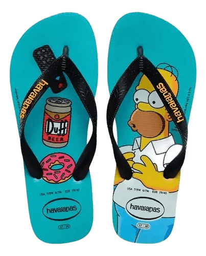 Chinelo Havaianas Top The Simpsons Masculino E Feminino