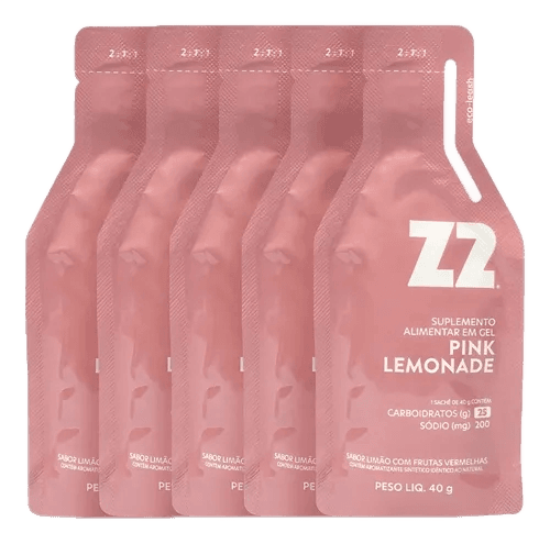 Gel De Carboidrato Z2 Everyday Pink Lemonade Kit Com 10 Sachês De 40g Limonada Rosa