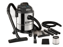 Aspirador De Pó E Água The Black Tools Bac120 1200W Inox Turbo 12 Litros Compacto Potente Função Sopro