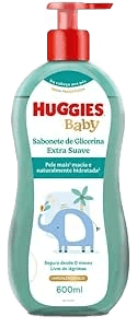 Sabonete Líquido de Glicerina Huggies Extra Suave 600 ml