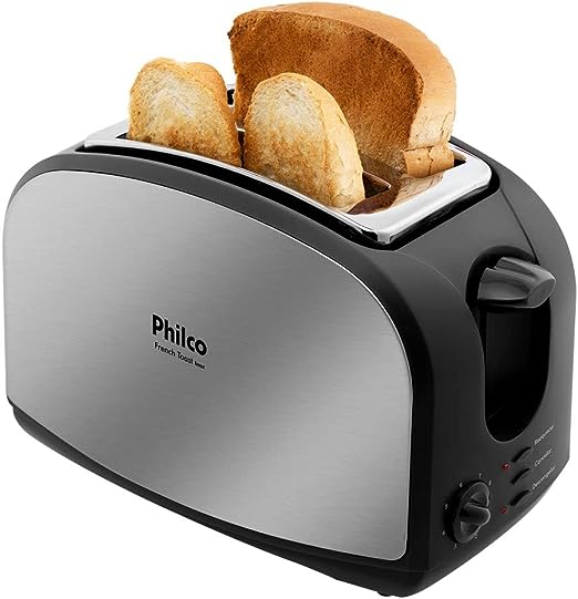 tostador-philco-french-toast-com-funcao-descongelar-8-niveis-de-tostagem-inox-127v - Imagem
