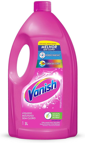 vanish-tira-manchas-liquido-multiuso-3l-para-roupas-coloridas - Imagem