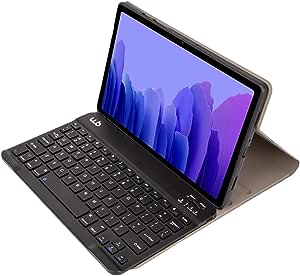 wb-capa-com-teclado-para-tablet-samsung-galaxy-tab-a7-104-polegadas-couro-preto-com-duracao-de-ate-35-horas-de-bateria - Imagem
