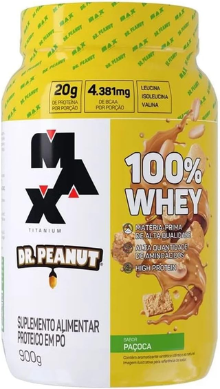 whey-100-whey-protein-pacoca-max-titanium-x-dr-peanut-900g-xoxu - Imagem