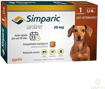 zoetis-simparic-20mg-5-1-ate-10kg-1cp-para-caes - Imagem
